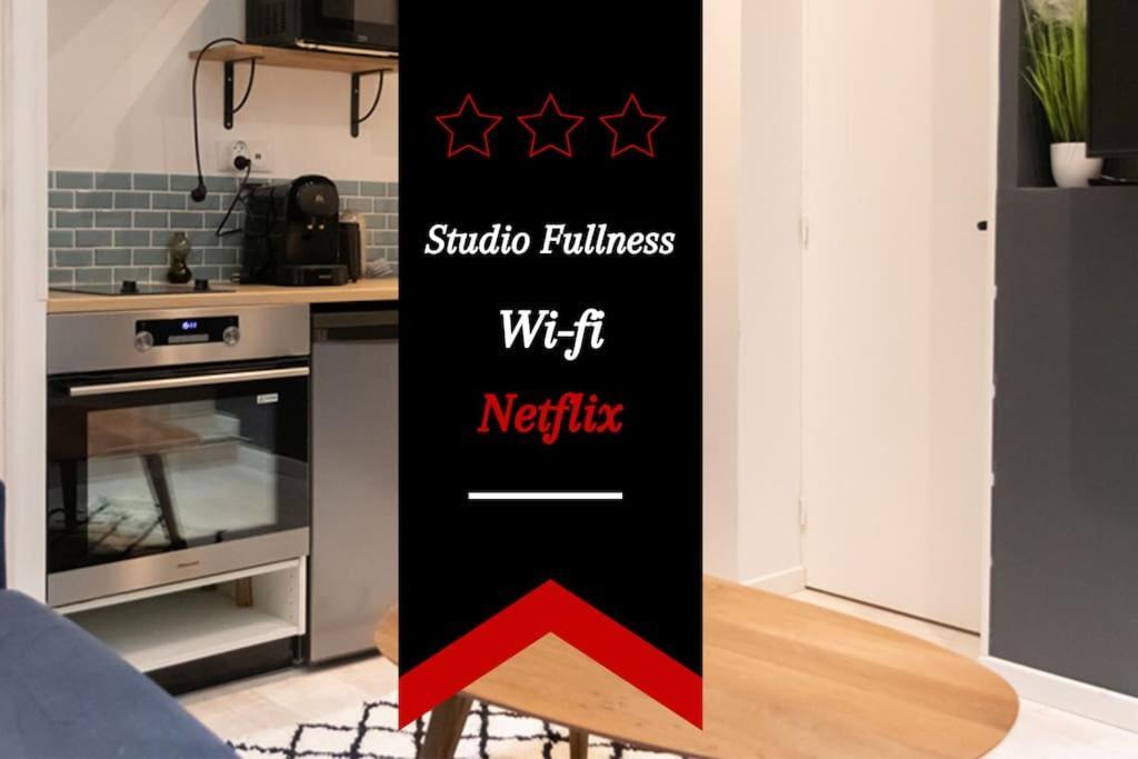 Duplex Studio Fullness - Proche Gare - Wifi Amiens Dış mekan fotoğraf
